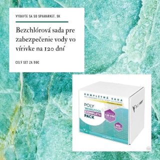 Jeden set vyrieši kompletnú starostlivosť o vodu vo vašej vírivke 💦 #spamarket #spamarket.sk #virivka #voda #domaciwellness